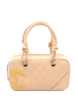 CHANEL Pre-Owned: Бежевая сумка 