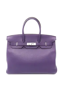 Hermès Pre-Owned: Фиолетовая сумка 