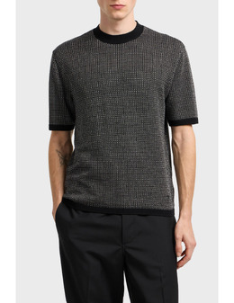 EMPORIO ARMANI: Чорні футболки 