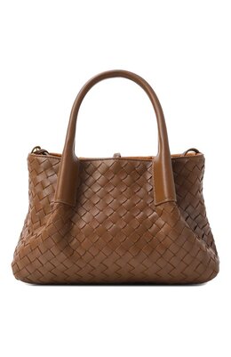 Bottega Veneta: Коричневая сумка 