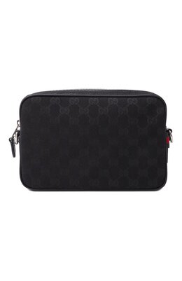 Gucci: Чёрная сумка  GG