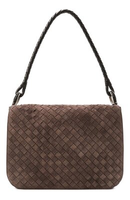 Bottega Veneta: Коричневая сумка 