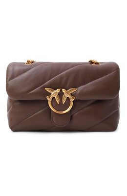 Pinko: Коричневая сумка  Love Puff