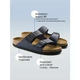 Birkenstock: Голубые сандалии  Arizona