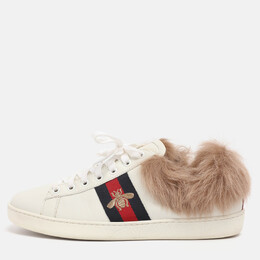 Gucci: Білі кросівки  Ace
