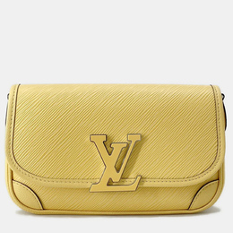 Louis Vuitton: Жёлтая сумка  Épi