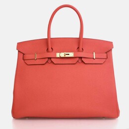 Hermes: Рожеві сумки на руку  Birkin 35