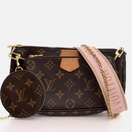Louis Vuitton: Коричневая сумка  Pochette Accessoires