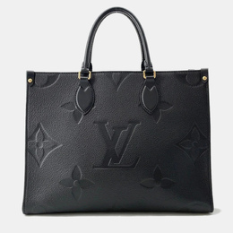 Louis Vuitton: Чёрная сумка-шоппер 