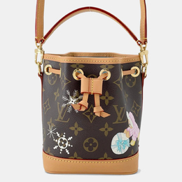 Louis Vuitton: Коричневая сумка 