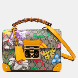 Gucci: Бежевая сумка  GG Supreme
