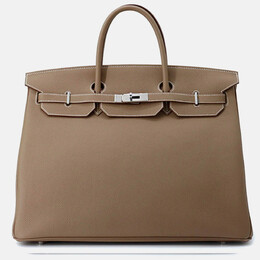Hermes: Коричневая сумка  Birkin 40