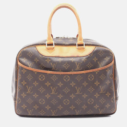 Louis Vuitton: Коричневая сумка на руку  Deauville