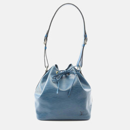 Louis Vuitton: Голубая сумка  Épi