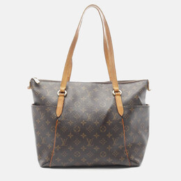Louis Vuitton: Коричневая сумка-шоппер 