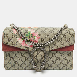 Gucci: Бежевая сумка  GG Supreme