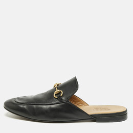 Gucci: Чёрные сабо  Princetown