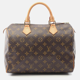 Louis Vuitton: Коричневая сумка  Speedy 30
