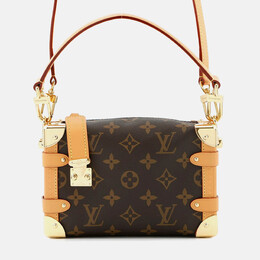 Louis Vuitton: Коричневая сумка 
