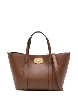 Mulberry: Коричневая сумка-шоппер  Bayswater