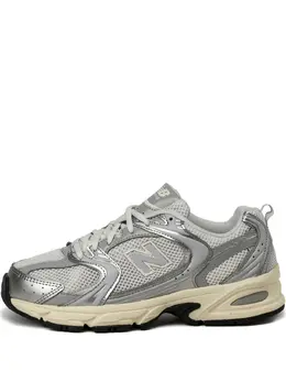 New Balance: Серебристые кроссовки  530