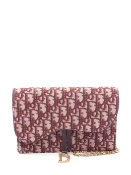 Christian Dior Pre-Owned: Бордовый клатч 