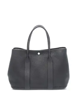 Hermès Pre-Owned: Чёрная сумка-шоппер 