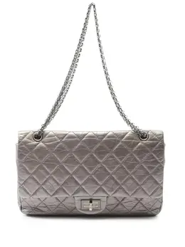 CHANEL Pre-Owned: Серебристая сумка 