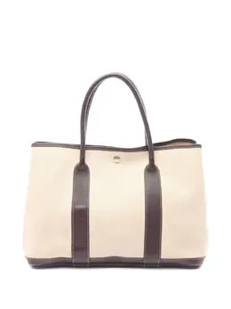 Hermès Pre-Owned: Бежевая сумка-шоппер 