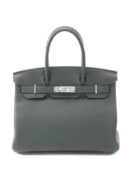 Hermès Pre-Owned: Зелёная сумка-шоппер 