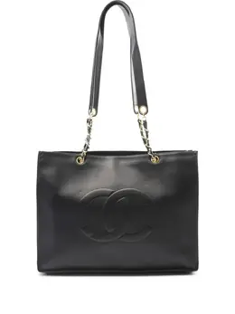 CHANEL Pre-Owned: Чёрная сумка 