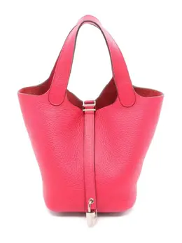 Hermès Pre-Owned: Розовая сумка-шоппер 
