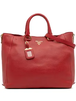 Prada Pre-Owned: Красная сумка-шоппер 