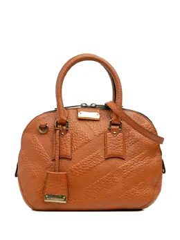 Burberry Pre-Owned: Оранжевая сумка 