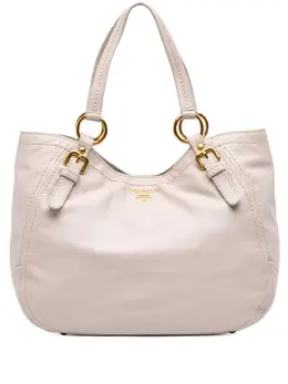 Prada Pre-Owned: Белая сумка-шоппер 