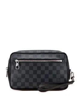 Louis Vuitton Pre-Owned: Чёрный клатч 