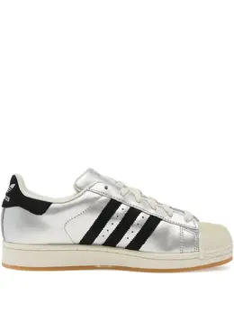 adidas: Чёрные кроссовки  Superstar