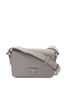 Prada Pre-Owned: Серая сумка через плечо 