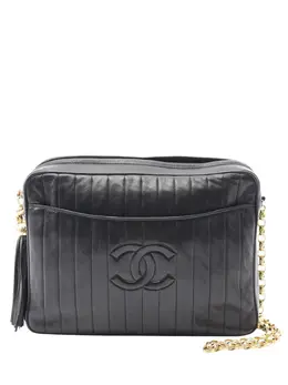 CHANEL Pre-Owned: Чёрная сумка 