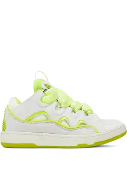 Lanvin: Белые кроссовки  Curb