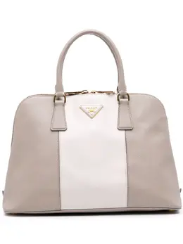 Prada Pre-Owned: Двухцветная сумка 