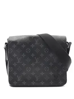 Louis Vuitton Pre-Owned: Чёрная сумка через плечо 
