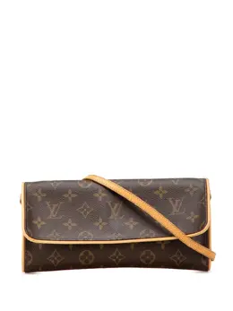 Louis Vuitton Pre-Owned: Коричневая сумка через плечо 