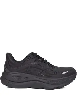 HOKA: Чёрные кроссовки 