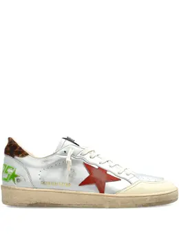 Golden Goose: Серебристые кроссовки  Ball Star