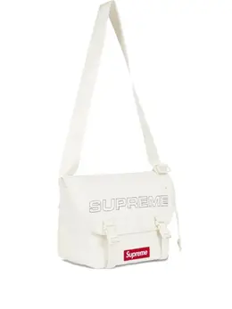 Supreme: Белая сумка через плечо 