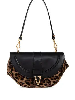 Versace: Коричневая сумка-шоппер  Virtus
