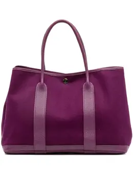 Hermès Pre-Owned: Фиолетовая сумка-шоппер 