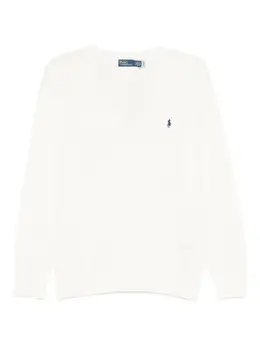 Polo Ralph Lauren: Белый свитшот 