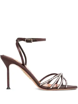 Aquazzura: Коричневые сандалии 